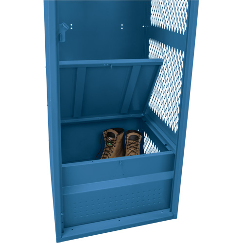 Gear Locker, Steel, 24" W x 18" D x 72" H, Dark Blue Northern Industrial Supply Inc.