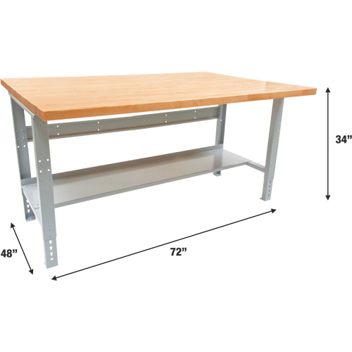 &eacute;tabli modulaire industriel, Cap 1000 lb, 72" la x 48" p Northern Industrial Supply Inc.