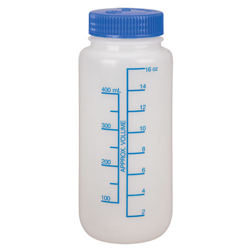 Wide-Mouth Bottles, Round, 16 oz., Plastic Northern Industrial Supply Inc.
