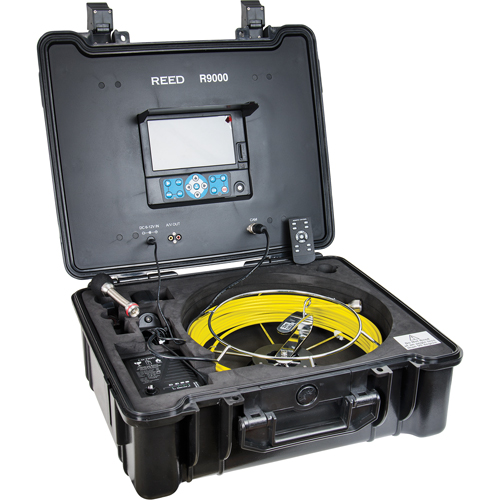 Pipe Video Inspection System, 7" Display, 23 mm (0.9") Camera Head Northern Industrial Supply Inc.