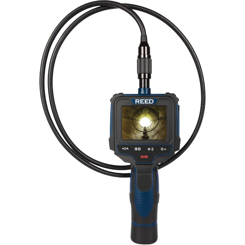 Recordable Borescope Inspection Camera, 2.5" Display, 640 x 480 pixels, 8 mm (0.31") Camera Head Northern Industrial Supply Inc.