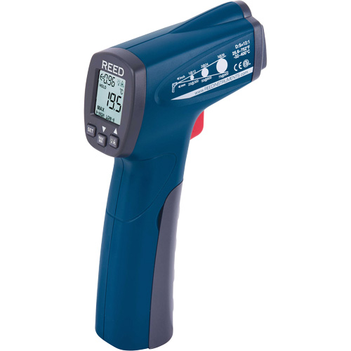 Infrared Thermometer, -25.6°- 752° F ( -32° - 400° C ), 12:1, Adjustable Emmissivity Northern Industrial Supply Inc.