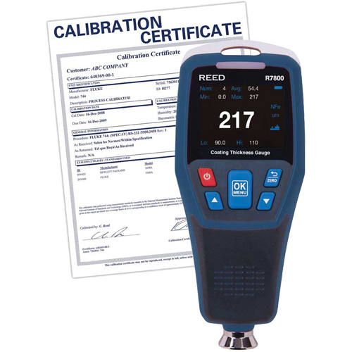 Coating Thickness Gauge with Calibration Certificate Northern Industrial Supply Inc.