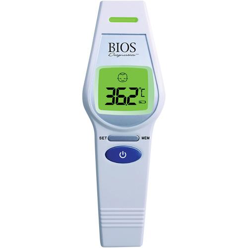 Non-Contact Forehead Thermometer, 0°C - 100.0°C (32.0°F - 212.0°F), Fixed Emmissivity Northern Industrial Supply Inc.