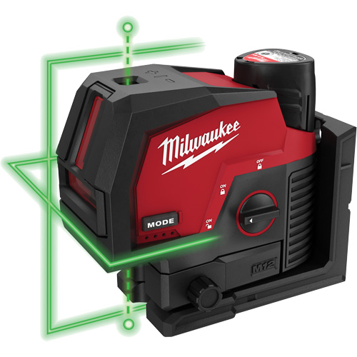 Ensemble de laser vert &agrave; lignes crois&eacute;es et points d'aplomb M12 Northern Industrial Supply Inc.