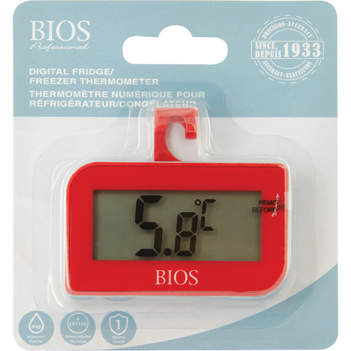 Fridge/Freezer Thermometer, Non-Contact, Digital, -4-122°F (-20-50°C) Northern Industrial Supply Inc.