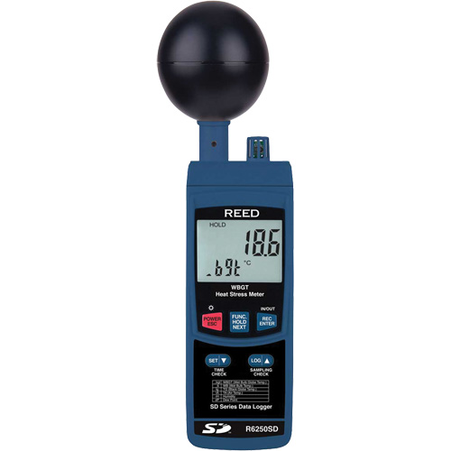 Data Logging Heat Stress Meter with Calibration Certificate Northern Industrial Supply Inc.