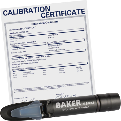 Refractometer with ISO Certificate, Analogue (Sight Glass), Br Northern Industrial Supply Inc.