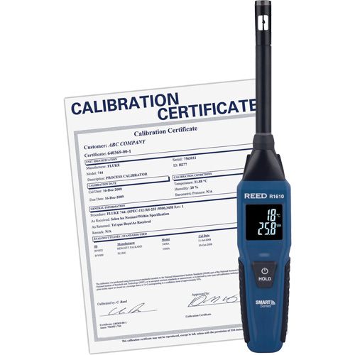 Bluetooth Smart Series Thermo-Hygrometer with Calibration Certificate, 0% - 100% RH, -4°- 140° F ( -20° - 60° C ) Northern Industrial Supply Inc.
