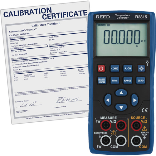 &eacute;talonneur de temp&eacute;rature avec certificat de traçabilit&eacute; Northern Industrial Supply Inc.