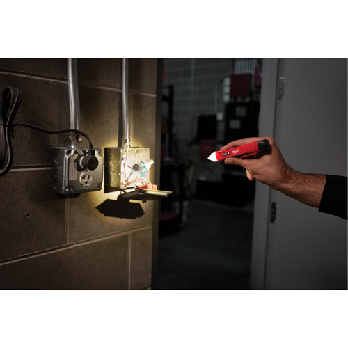 Voltage Detector with LED & GFCI Receptacle Tester Kit, 50 V - 1000 V, Display & Sound Alert Northern Industrial Supply Inc.