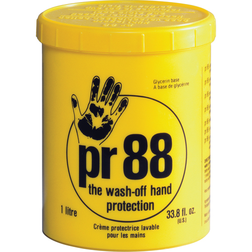 Pr88 Skin Protection Barrier Cream-the Wash-off Hand Protection, Jar, 1000 ml Northern Industrial Supply Inc.