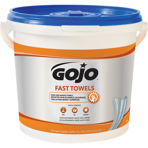 Fast Wipes&reg; Hand Cleaning Towels, 130 Wipes, 10" x 9" Northern Industrial Supply Inc.