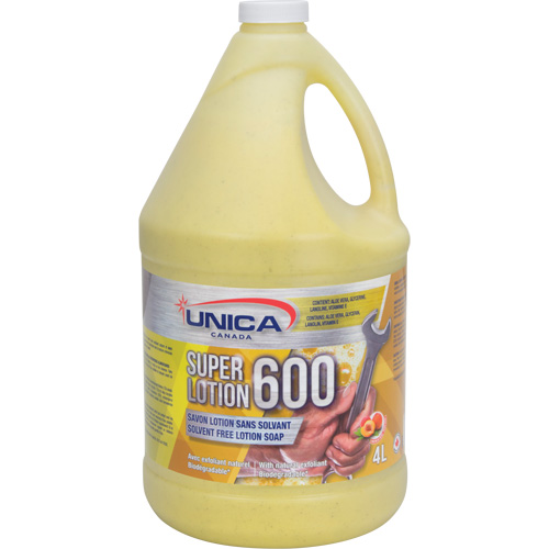 Super 600 Antiseptic Soap, Pumice, 4 L, Bottle, Peach Northern Industrial Supply Inc.