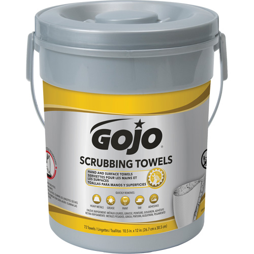 Scrubbing Towels, 72 Wipes, 12" x 10-1/2" Northern Industrial Supply Inc.