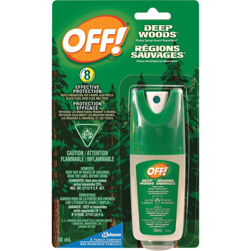 OFF! Deep Woods&reg; Insect Repellent, 25% DEET, Spray, 30 ml Northern Industrial Supply Inc.