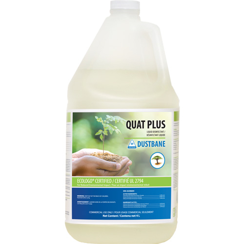 D&eacute;sinfectants et nettoyants Quat Plus, 4 L, Cruche Northern Industrial Supply Inc.