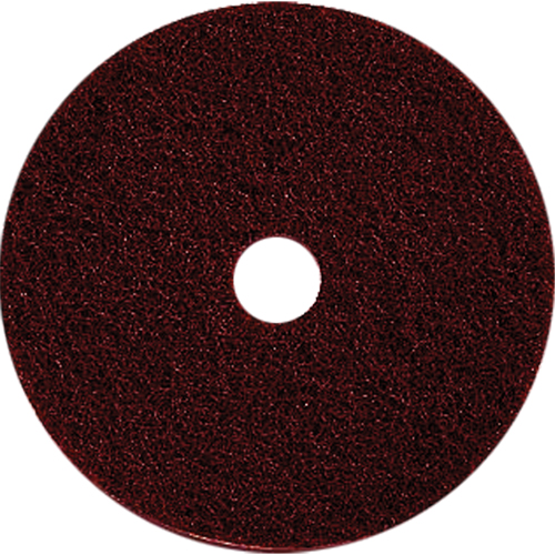 Floor Maintenance Pads, 17", Stripping, Brown Northern Industrial Supply Inc.