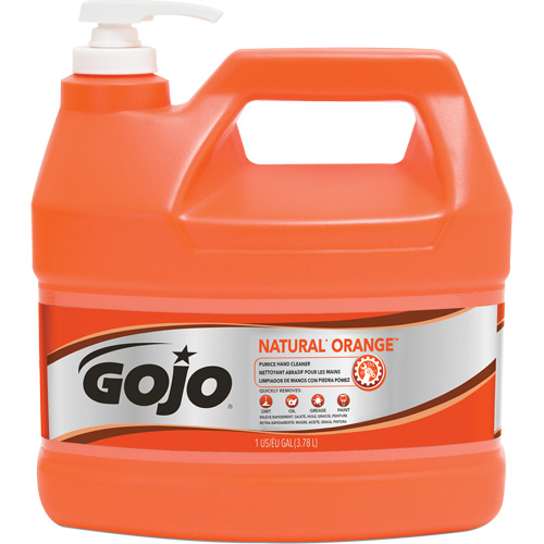Natural Orange Hand Cleaner, Pumice, 3.78 L, Pump Bottle, Citrus/Orange Northern Industrial Supply Inc.