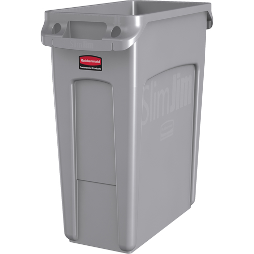 Contenants Slim Jim avec canaux de ventilation, De bureau, Poly&eacute;thyl&egrave;ne, 16 gal. US Northern Industrial Supply Inc.