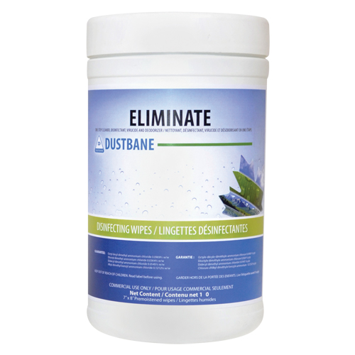 Eliminate Virucide Wipes, 7" x 8", 180 Count Northern Industrial Supply Inc.