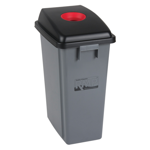 Recycling & Garbage Bin with Classification Lid, Plastic, 16 US gal. Northern Industrial Supply Inc.