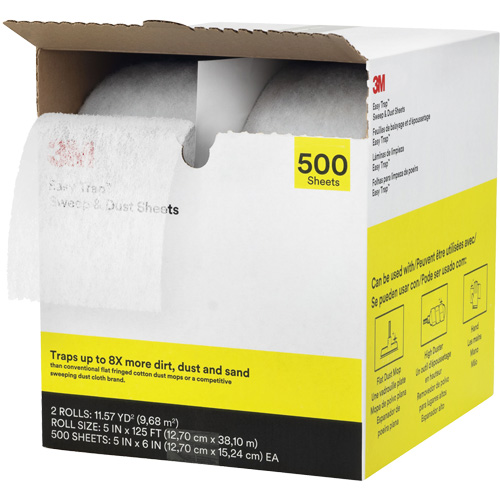 &eacute;poussi&eacute;reur Easy Trap, Microfibre, Blanc Northern Industrial Supply Inc.