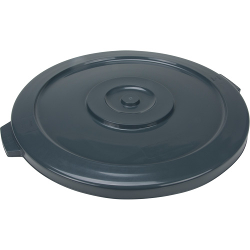 Couvercle pour contenant &agrave; d&eacute;chets, Couvercle plat, Plastique/Poly&eacute;thyl&egrave;ne, Convient aux contenants 24" dia. Northern Industrial Supply Inc.