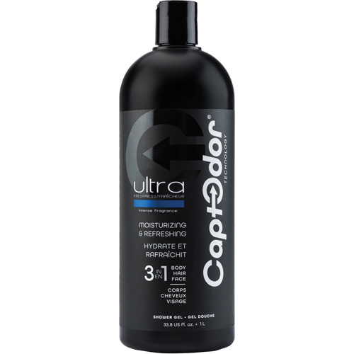 Gel douche 3 en 1, 1000 ml, Ultra fraîcheur, Bouteille Northern Industrial Supply Inc.