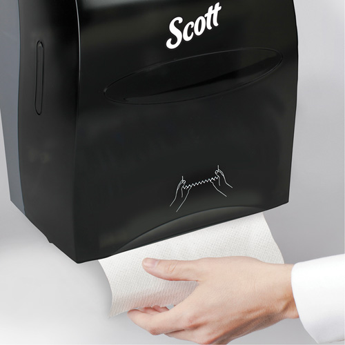 Scott&reg; Essential Hand Towel Roll Dispenser, Manual/No-Touch, 12.63" W x 10.2" D x 16.13" H Northern Industrial Supply Inc.