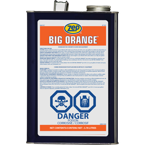 D&eacute;graissant industriel aux agrumes Big Orange, 3,78 L Northern Industrial Supply Inc.
