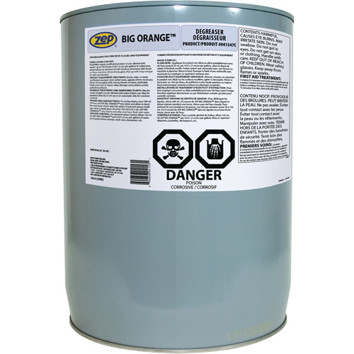 D&eacute;graissant industriel et nettoyant pour graffitis Big Orange, 20 L Northern Industrial Supply Inc.