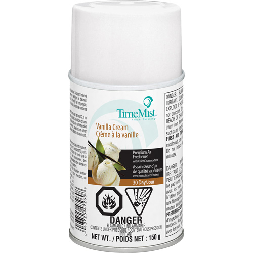 TimeMist&reg; Industrial Strength Air Freshener, Vanilla Cream, Aerosol Can/Cartridge Northern Industrial Supply Inc.