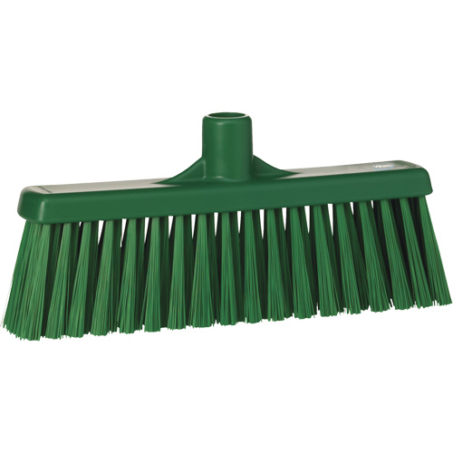 T&ecirc;te de balai droit, Crins Moyen, 12", Polyester, Vert Northern Industrial Supply Inc.