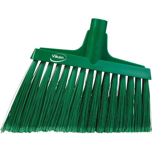 T&ecirc;te de balai oblique, Crins &agrave; bout ouvrant, 11-1/2", Polyester, Vert Northern Industrial Supply Inc.