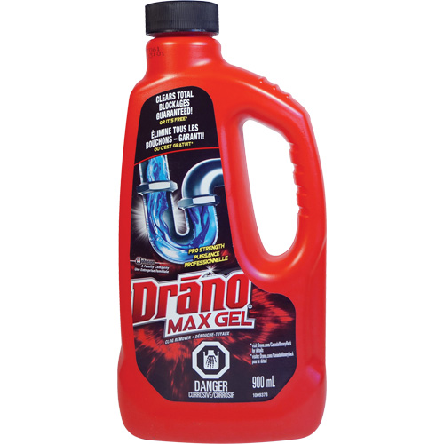 Produit d&eacute;bouchant pour drain Max Gel de Drano Northern Industrial Supply Inc.