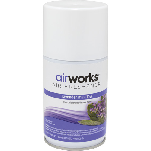 AirWorks&reg; Metered Air Fresheners, Lavender Meadow, Aerosol Can Northern Industrial Supply Inc.