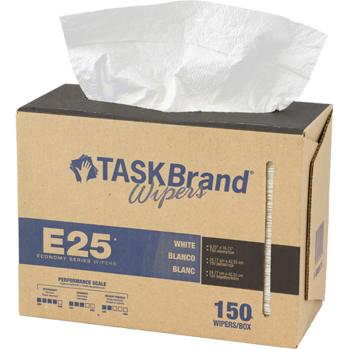 Essuie-tout &eacute;conomique &agrave; renfort tiss&eacute; TaskBrand E25, Tout usage, 16-3/4" lo x 9-3/4" la Northern Industrial Supply Inc.