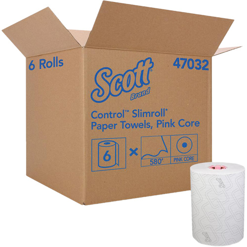Scott&reg; Slimroll* Hard Roll Towel, 1 Ply, Standard, 580' L Northern Industrial Supply Inc.
