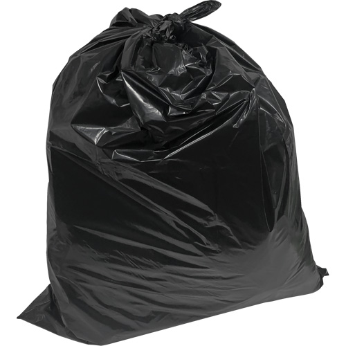 Industrial Garbage Bags, 3X Strong, 35" W x 50" L, 3.0 mils, Black, 194 L (44 Gal.) Capacity Northern Industrial Supply Inc.
