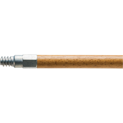 Handle with Metal Tip, Wood, ACME Threaded Tip, 1-1/8" Diameter, 60" Length Northern Industrial Supply Inc.