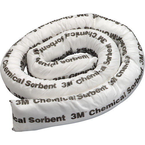Mini-barri&egrave;re de pollution absorbante pour produits chimiques, Mati&egrave;res dangereuses, 8' lo x 3" la, Absorption 15,5 gal Northern Industrial Supply Inc.