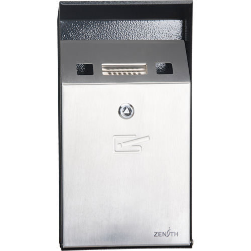 Smoking Receptacle, Wall-Mount, Stainless Steel, 1 Litre Capacity, 11-4/5" Height Northern Industrial Supply Inc.