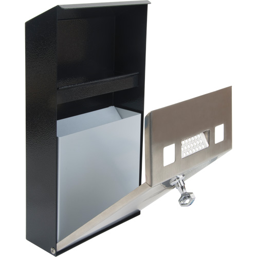 Smoking Receptacle, Wall-Mount, Stainless Steel, 1 Litre Capacity, 11-4/5" Height Northern Industrial Supply Inc.