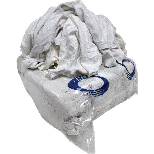 Wiping Rags, Cotton/Fleece, White, 25 lbs. Northern Industrial Supply Inc.