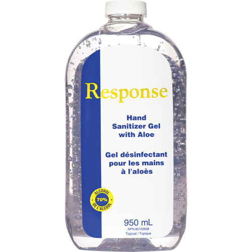 Response&reg; Hand Sanitizer Gel with Aloe, 950 ml, Refill, 70% Alcohol Northern Industrial Supply Inc.