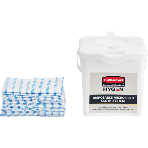 Microfibre Cloth Charging Bucket, White Northern Industrial Supply Inc.