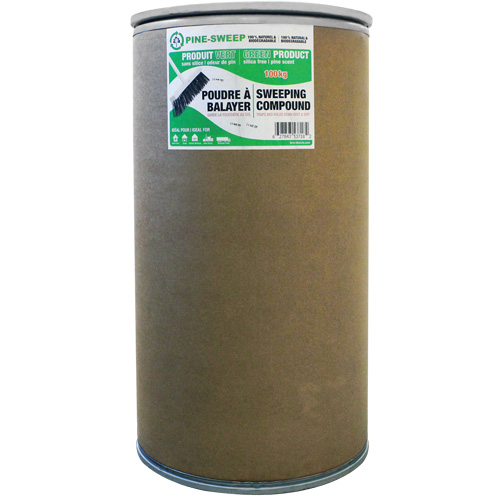Pine Sweep Dust Buster Sweeping Compound, Drum, 220.46 lbs. (100 kg) Northern Industrial Supply Inc.