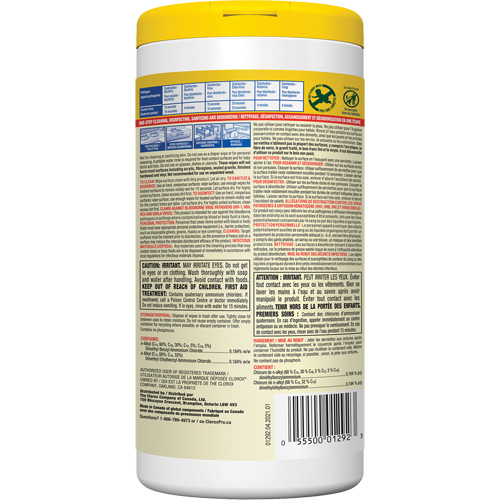 Disinfecting Wipes, 75 Count Northern Industrial Supply Inc.