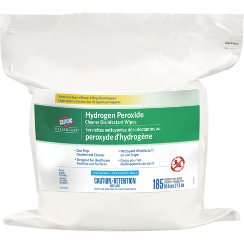 Healthcare&reg; Hydrogen Peroxide Cleaner Disinfecting Wipes, 185 Count Northern Industrial Supply Inc.